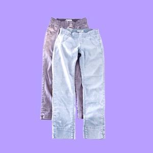 Free People Pants Bundle Lot Lavender Purple Grey